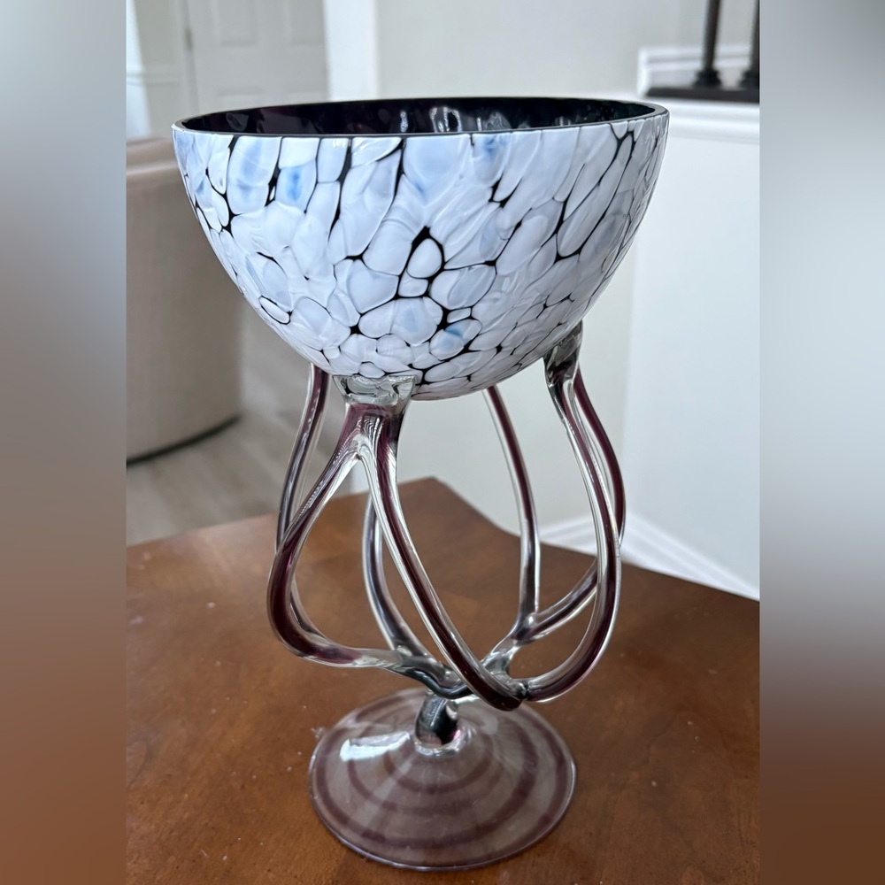 Vintage Makora (Marbled Splashed) decorative bowl made in Poland